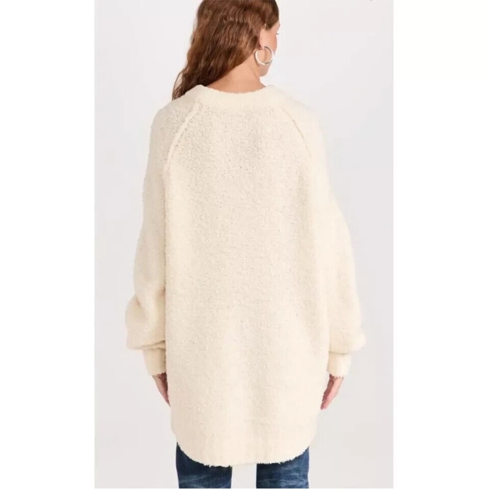 Free People Teddy Sweater Tunic | Sugar Swirl | Medium | NWOT - Picture 4 of 7